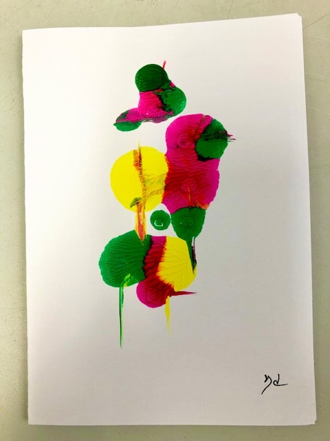 Original Acrylic Abstract painting 1
